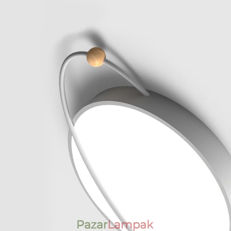 Modern, kerek mennyezeti lámpa, Planet süllyesztett lámpatest