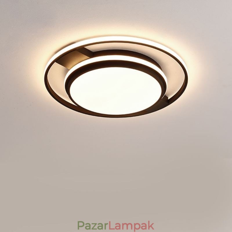 Modern, minimalista süllyesztett lámpatest, kerek mennyezeti lámpa