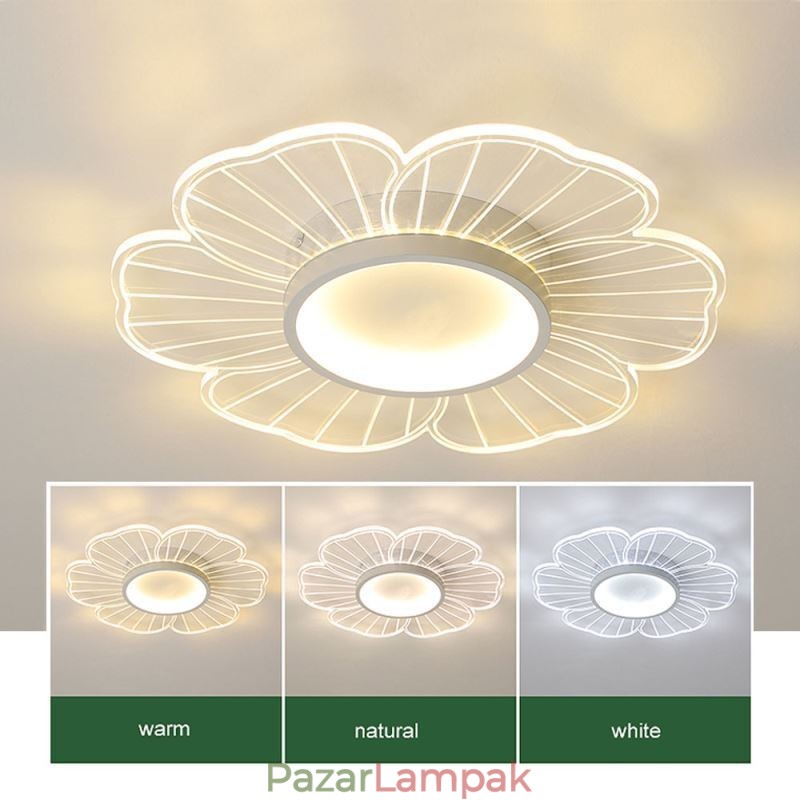 Minimalista sziromba süllyesztett mennyezeti lámpa Kreatív dekorációs világítás