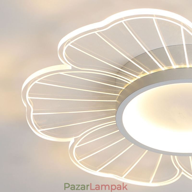 Minimalista sziromba süllyesztett mennyezeti lámpa Kreatív dekorációs világítás