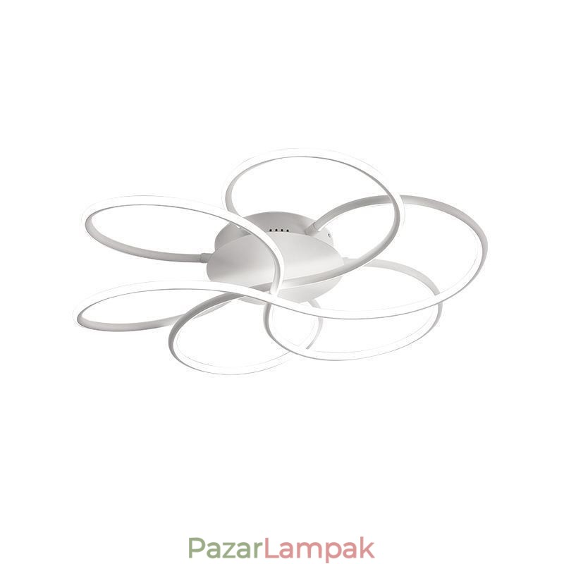 Lineáris süllyeszthető mennyezeti lámpa Modern virágmintás lámpa
