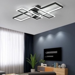 4 Világos süllyesztett mennyezeti lámpa Modern geometrikus lineáris dekoratív lámpatest