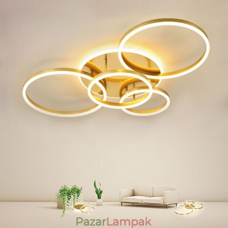 Halo Ring süllyeszthető modern akril mennyezeti lámpa