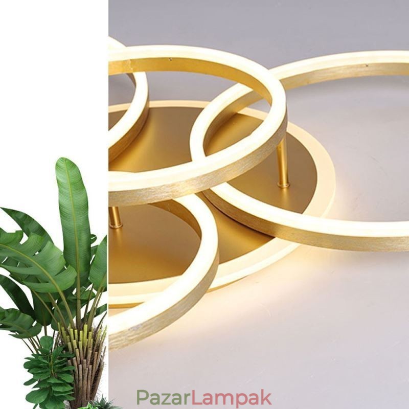 Halo Ring süllyeszthető modern akril mennyezeti lámpa