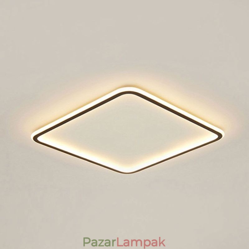 Modern, minimalista süllyesztett, ultravékony, süllyesztett mennyezeti lámpa