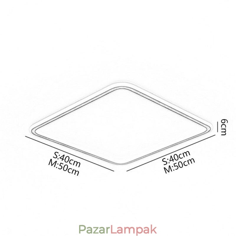 Modern, minimalista süllyesztett, ultravékony, süllyesztett mennyezeti lámpa