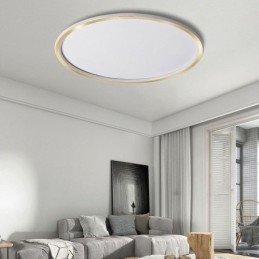 Süllyesztett, minimalista, körkörös mennyezeti lámpa
