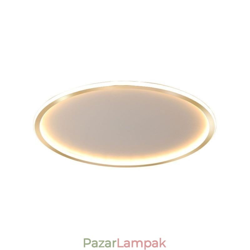 Süllyesztett, minimalista, körkörös mennyezeti lámpa