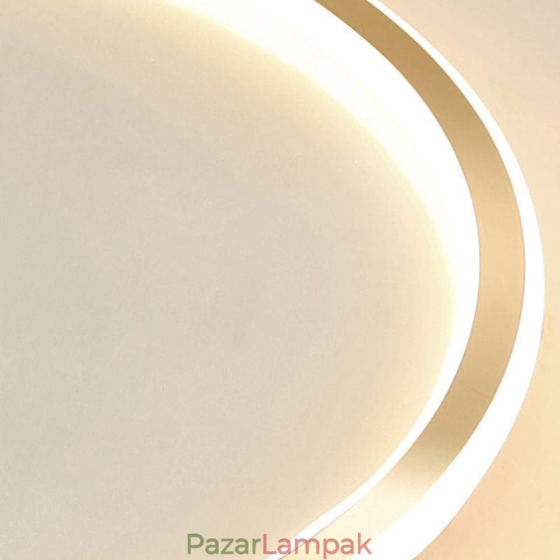 Süllyesztett, minimalista, körkörös mennyezeti lámpa