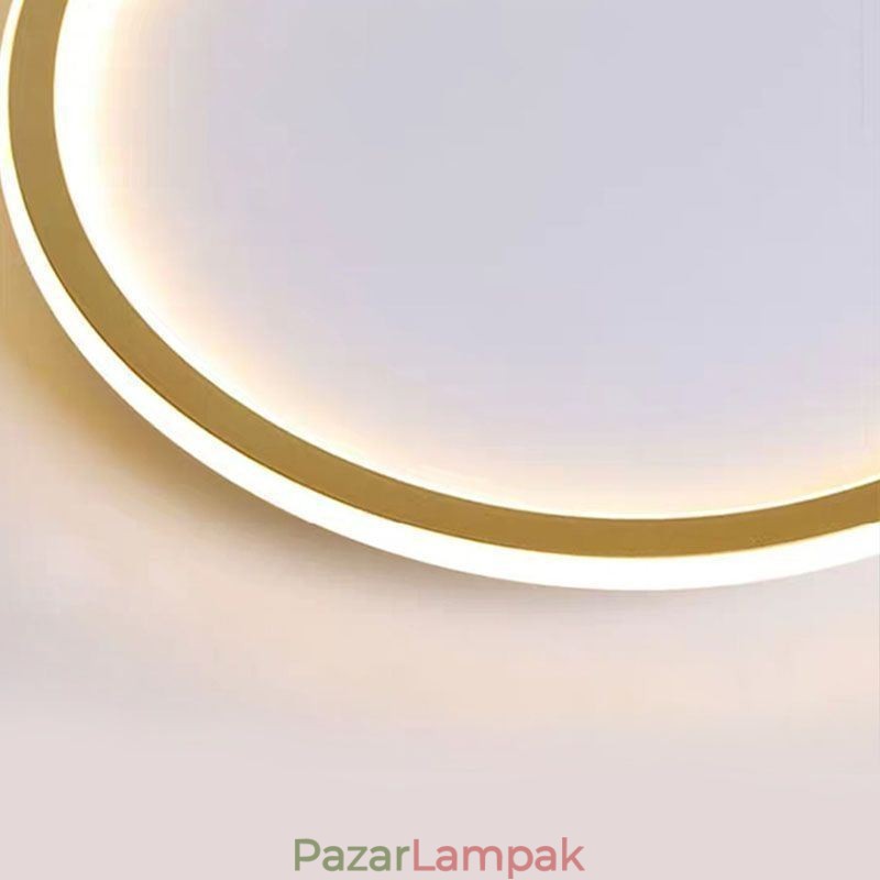 Süllyesztett, minimalista, körkörös mennyezeti lámpa
