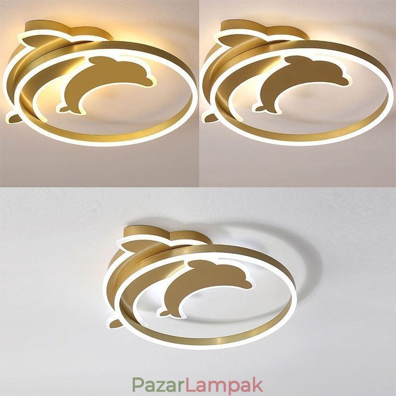 Arany Dolphin süllyesztett mennyezeti lámpa
