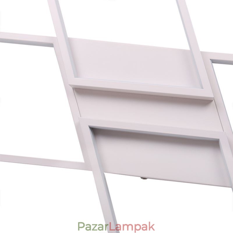 X alakú, süllyesztett, minimalista akril mennyezeti lámpa