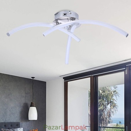 Egyszerű süllyeszthető ív alakú akril kereszt mennyezeti lámpa