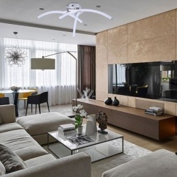 Egyszerű süllyeszthető ív alakú akril kereszt mennyezeti lámpa