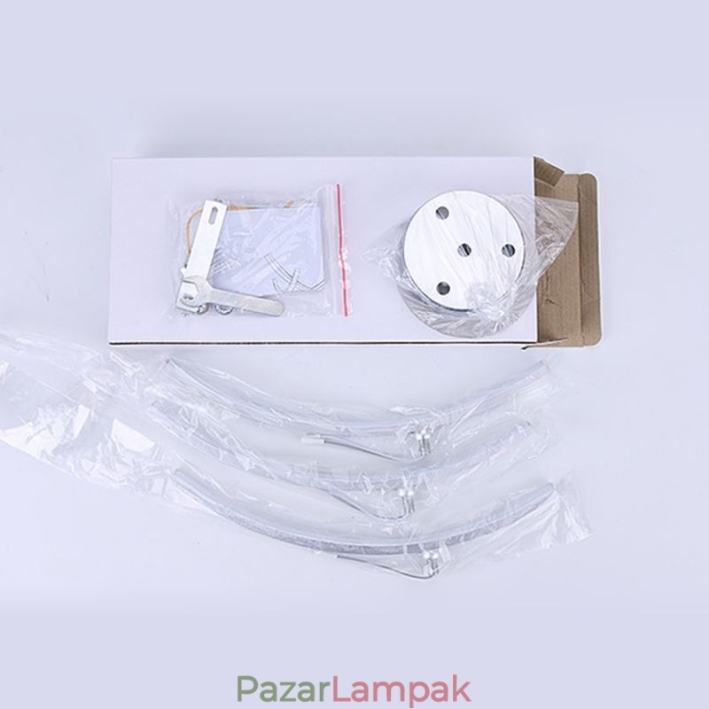 Egyszerű süllyeszthető ív alakú akril kereszt mennyezeti lámpa