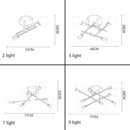 Simple Magic Beans süllyesztett mennyezeti lámpa