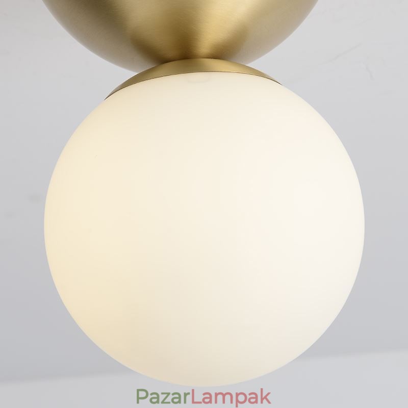 Nordic Brass mini süllyesztett mennyezeti lámpa előtér világítás
