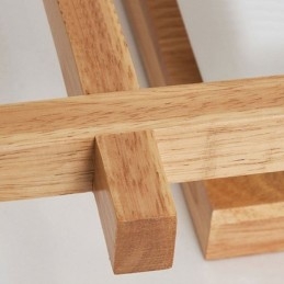 Nordic Square Grid süllyesztett mennyezeti lámpa Gumi fa lámpa