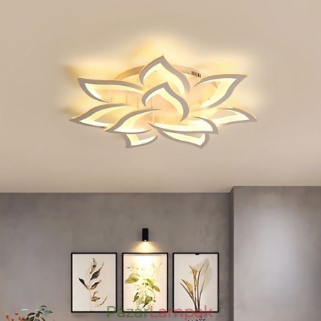 Modern, egyszerű süllyeszthető akril napraforgó alakú mennyezeti lámpa