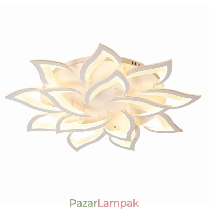 Modern, egyszerű süllyeszthető akril napraforgó alakú mennyezeti lámpa