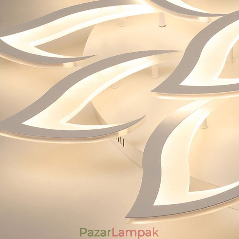 Modern, egyszerű süllyeszthető akril napraforgó alakú mennyezeti lámpa