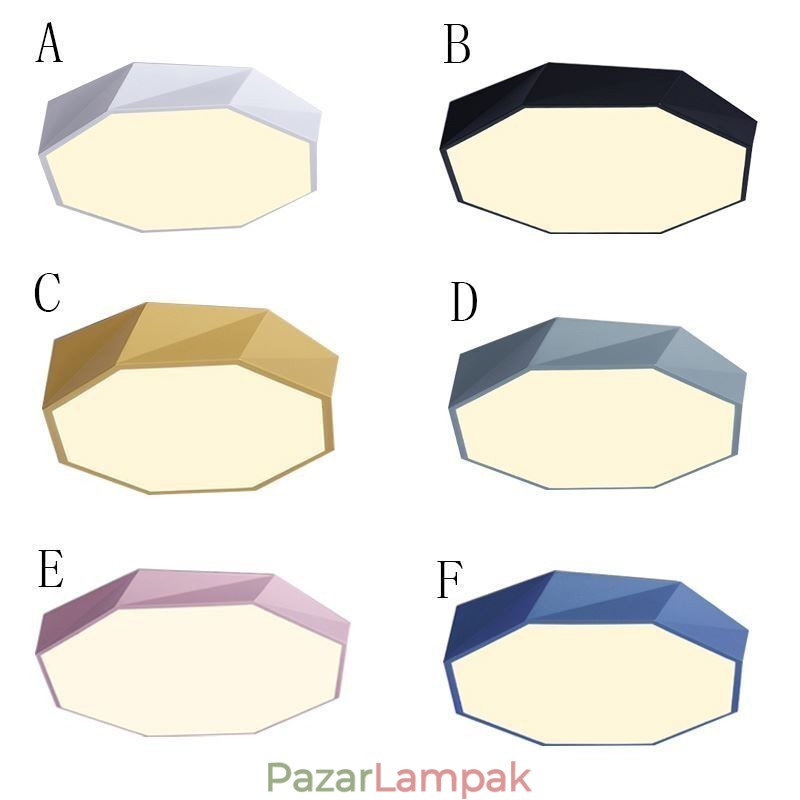 Modern süllyeszthető speciális nyolcszögletű mennyezeti lámpa Ultra vékony lámpa