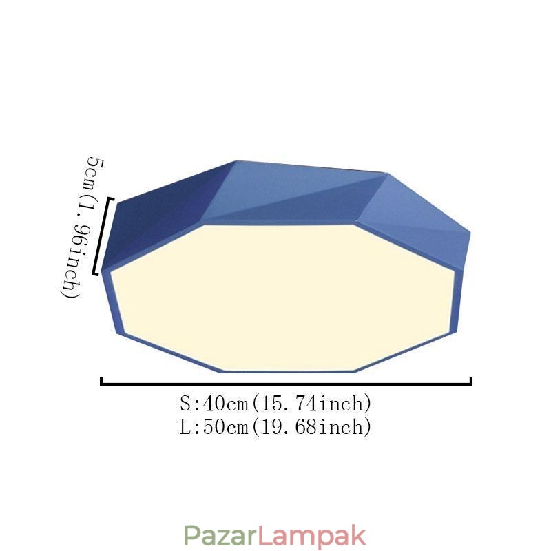 Modern süllyeszthető speciális nyolcszögletű mennyezeti lámpa Ultra vékony lámpa