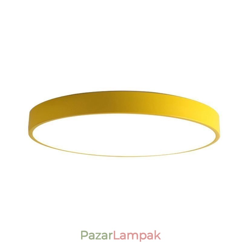 Modern süllyesztett, kerek mennyezeti lámpa Ultra vékony otthoni világítás