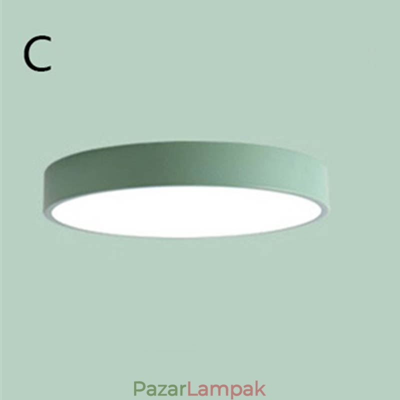 Modern süllyeszthető, ultravékony mennyezeti lámpa, kerek lámpa
