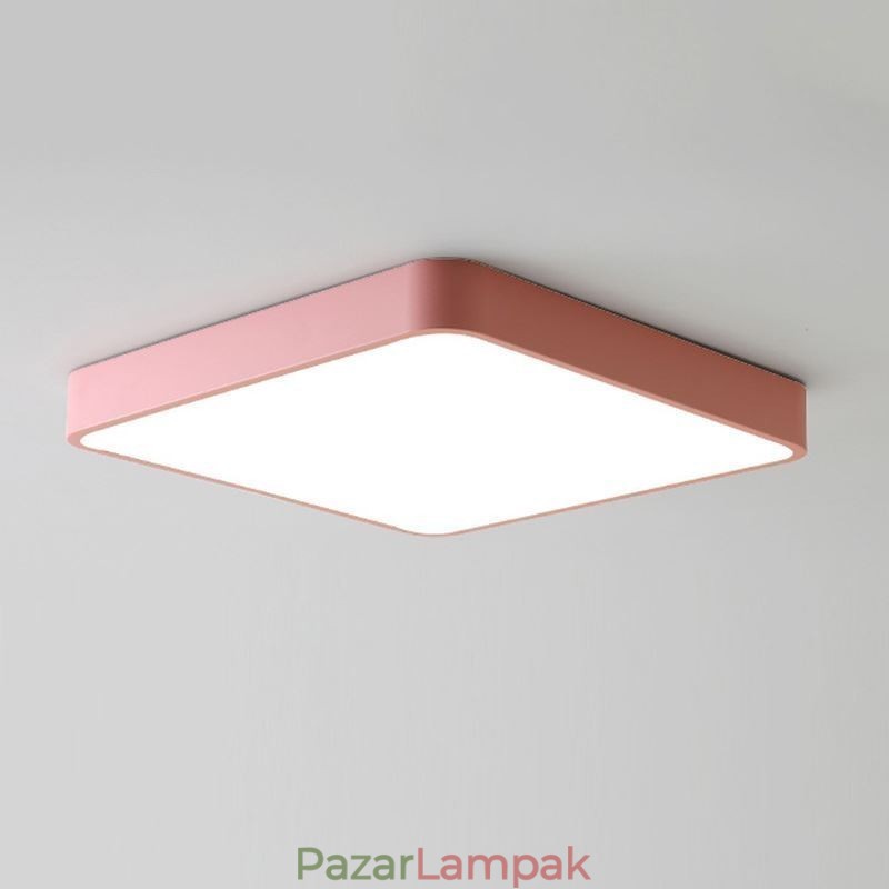 Simlpe süllyesztett, vékony négyzet alakú fényű energiatakarékos mennyezeti lámpa