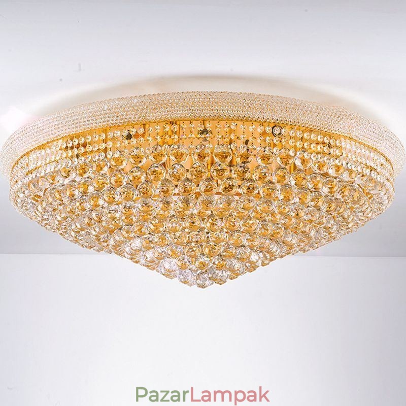 Európai süllyesztett lámpa luxus kristály mennyezeti lámpa
