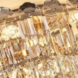 Crystal süllyesztett szerelésű kerek kristály dekorációs mennyezeti világítótestek