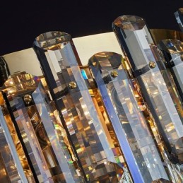 Crystal süllyeszthető egyszerű modern, kerek mennyezeti lámpa étkezőlámpa