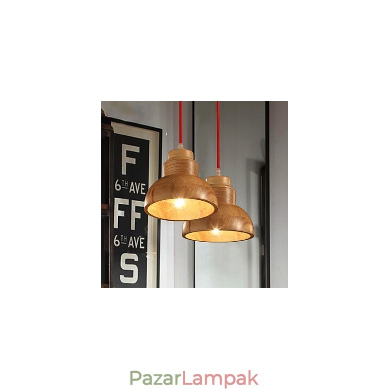 Csillár mini stílusú hagyományos klasszikus fa bambusz