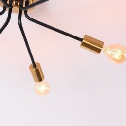 Sputnik Chandelier 6 Light, félig süllyesztett mennyezeti lámpatest