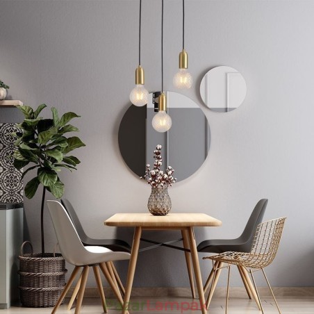 Nordic Brass 3 függőfürt Light Island kreatív minimalista lámpatest Nordic Brass 3 függőfürt Light Island kreatív minimalista lámpatest