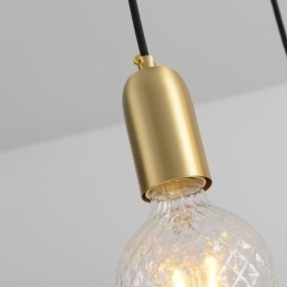 Nordic Brass 3 függőfürt Light Island kreatív minimalista lámpatest