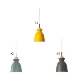 Nordic Simple Macaron függőlámpa Iron Arti Three Lights