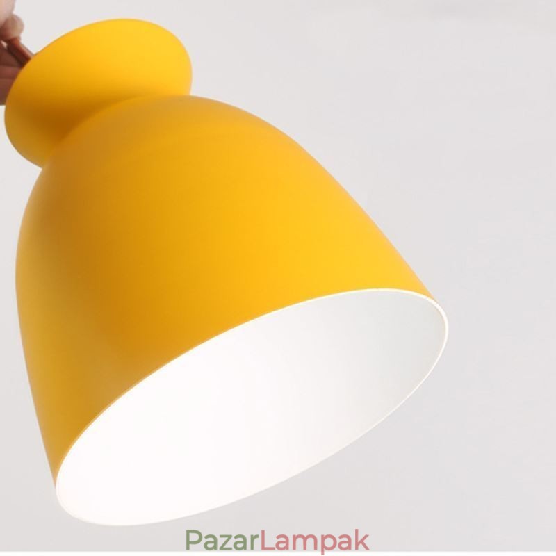 Nordic Simple Macaron függőlámpa Iron Arti Three Lights