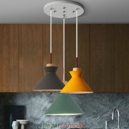Nordic Macaron Island 3 Fény Függesztett Világítás Egyszerű Iron Arti Three Lights Nordic Macaron Island 3 Fény Függesztett Világítás Egyszerű Iron Arti Three Lights