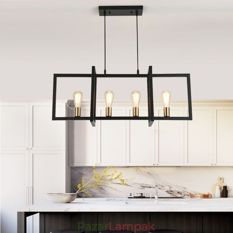 4 Fény függeszték Könnyűipari stílusú Lightingway