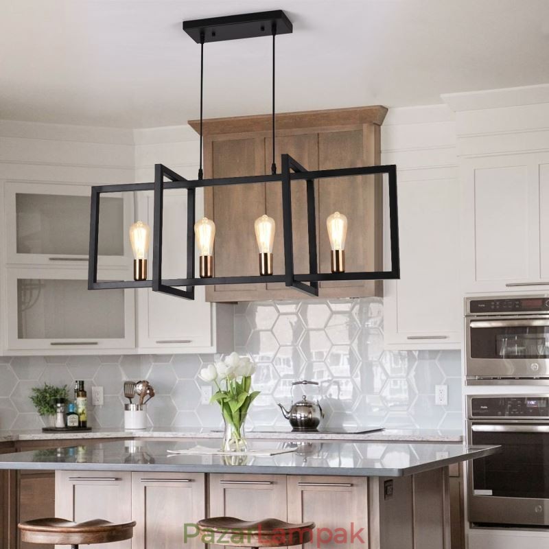 4 Fény függeszték Könnyűipari stílusú Lightingway