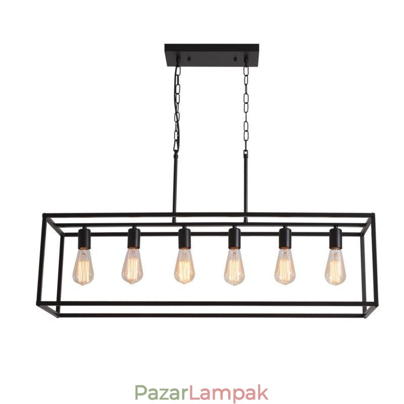 Parasztház függő lámpatest Sziget függő lámpák 6 lámpák
