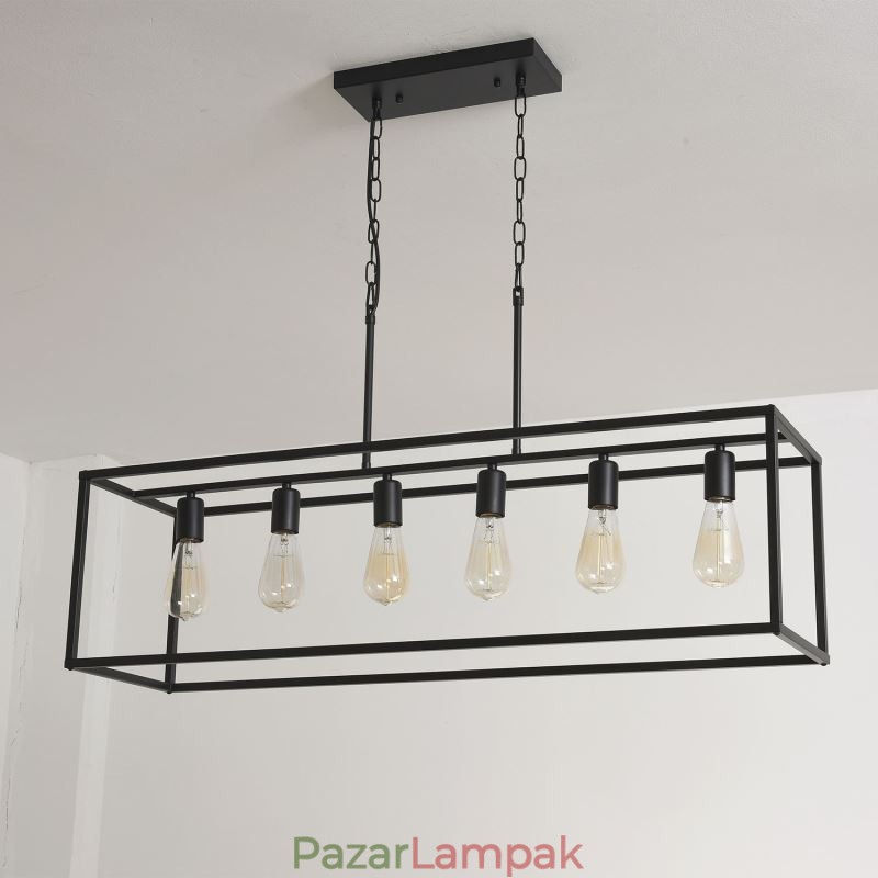 Parasztház függő lámpatest Sziget függő lámpák 6 lámpák