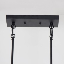 Ipari fém függőlámpa trapéz alakú függő mennyezeti lámpa