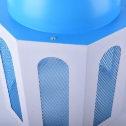 Vár alakú függőlámpa Modern kék-fehér színű fény