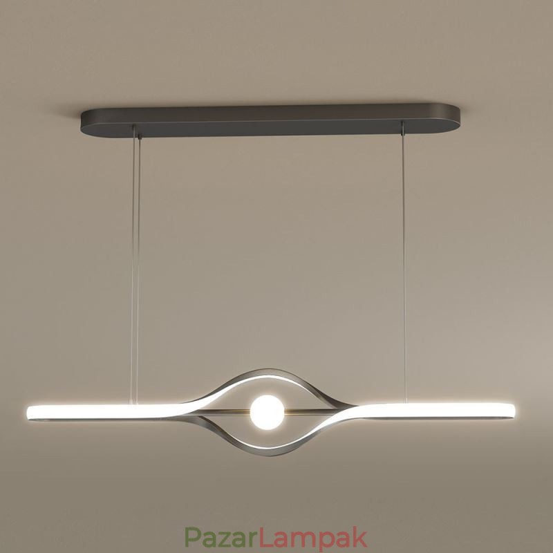 Modern, lineáris függőlámpa, hosszú csíkos függőlámpa