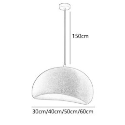 Gyanta függőlámpa Minimalista függőlámpa
