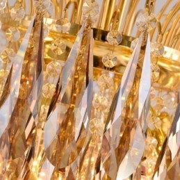 Kristály függőlámpa Kortárs duplex dekoratív mennyezeti lámpa
