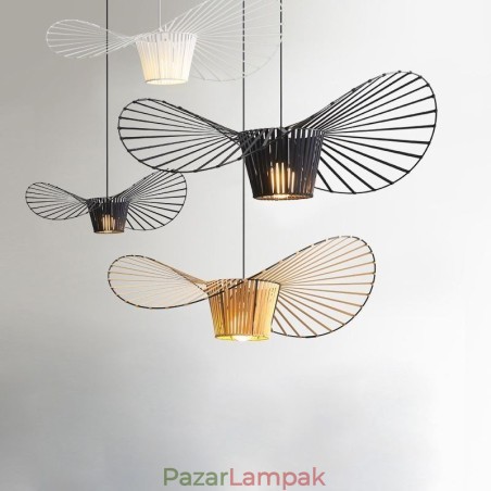Függeszték Modern, egyszerű, egy vasból készült Art kalap alakú mennyezeti lámpa Függeszték Modern, egyszerű, egy vasból készült Art kalap alakú mennyezeti lámpa